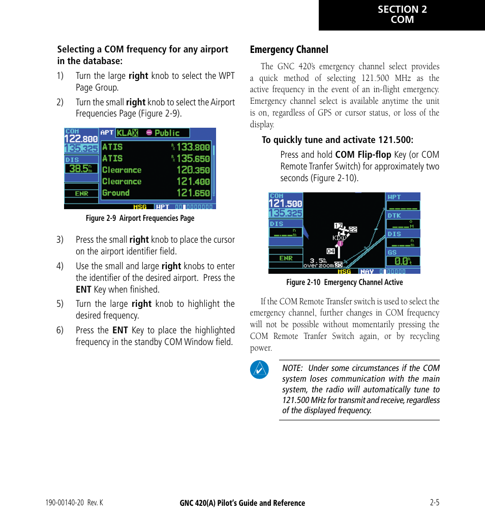 Garmin GNC 420 User Manual | Page 33 / 258