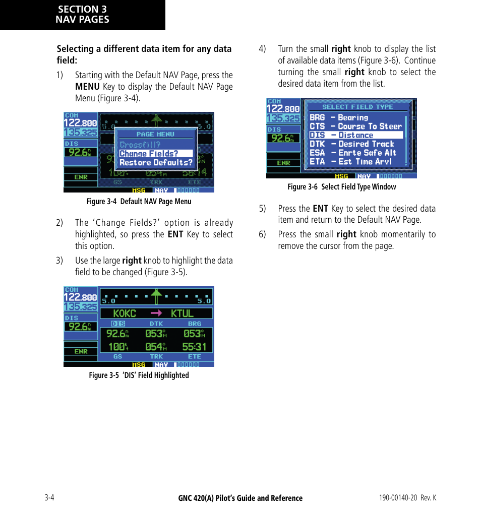 Garmin GNC 420 User Manual | Page 38 / 258