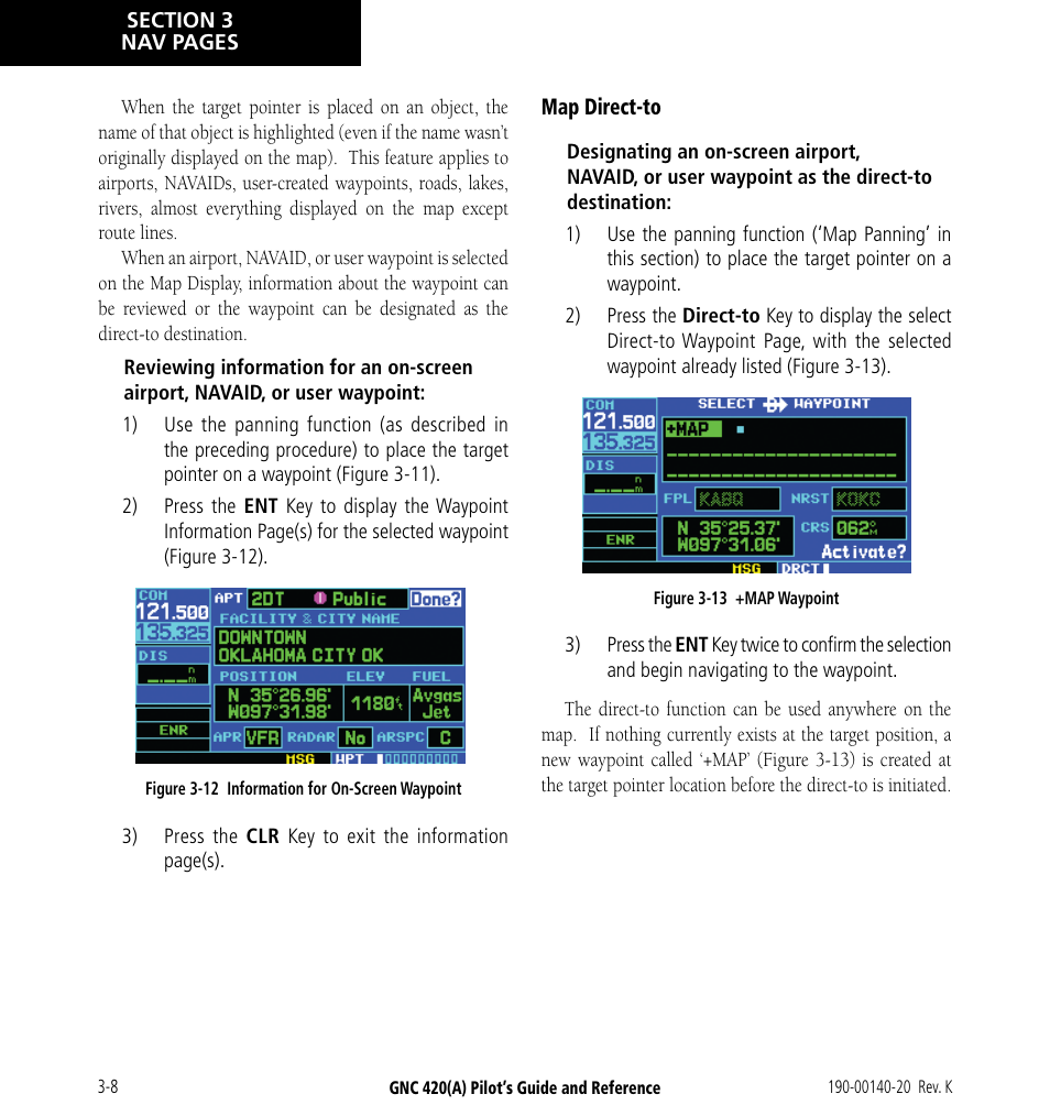 Garmin GNC 420 User Manual | Page 42 / 258