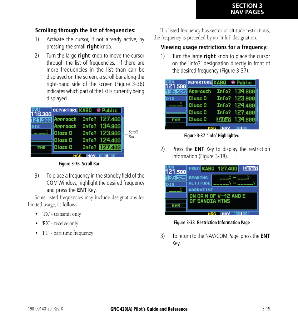 Garmin GNC 420 User Manual | Page 53 / 258