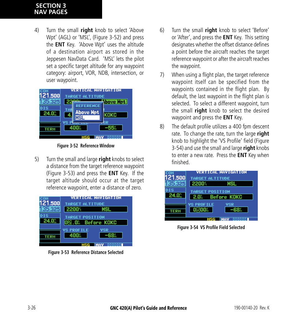 Garmin GNC 420 User Manual | Page 60 / 258