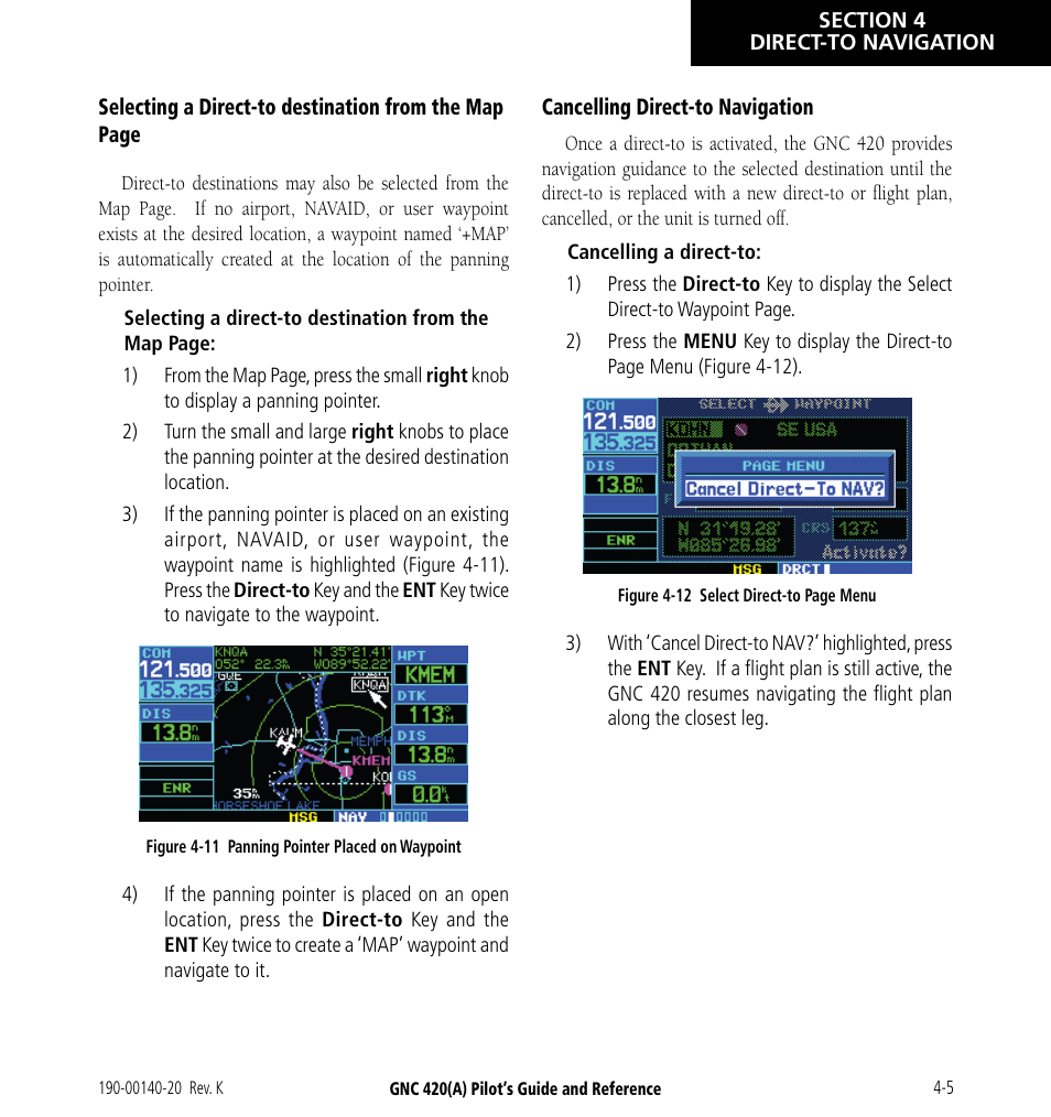 Garmin GNC 420 User Manual | Page 67 / 258