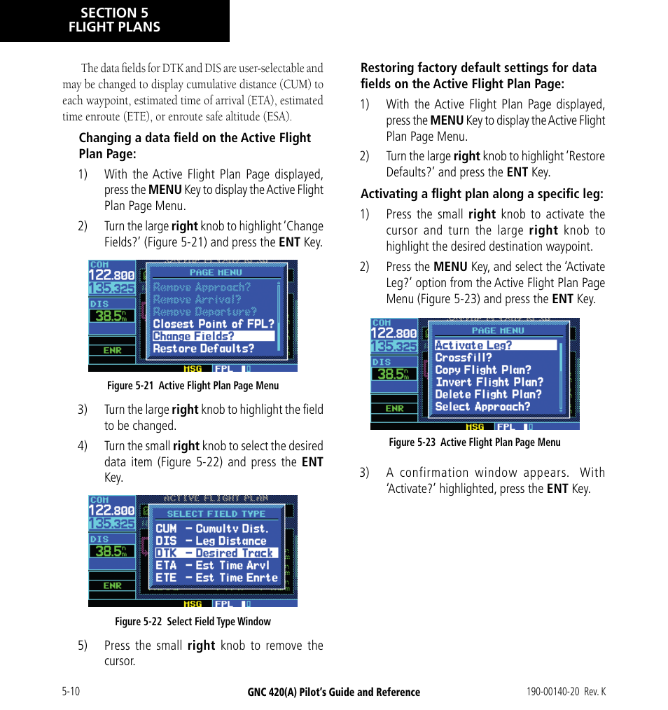 Garmin GNC 420 User Manual | Page 78 / 258