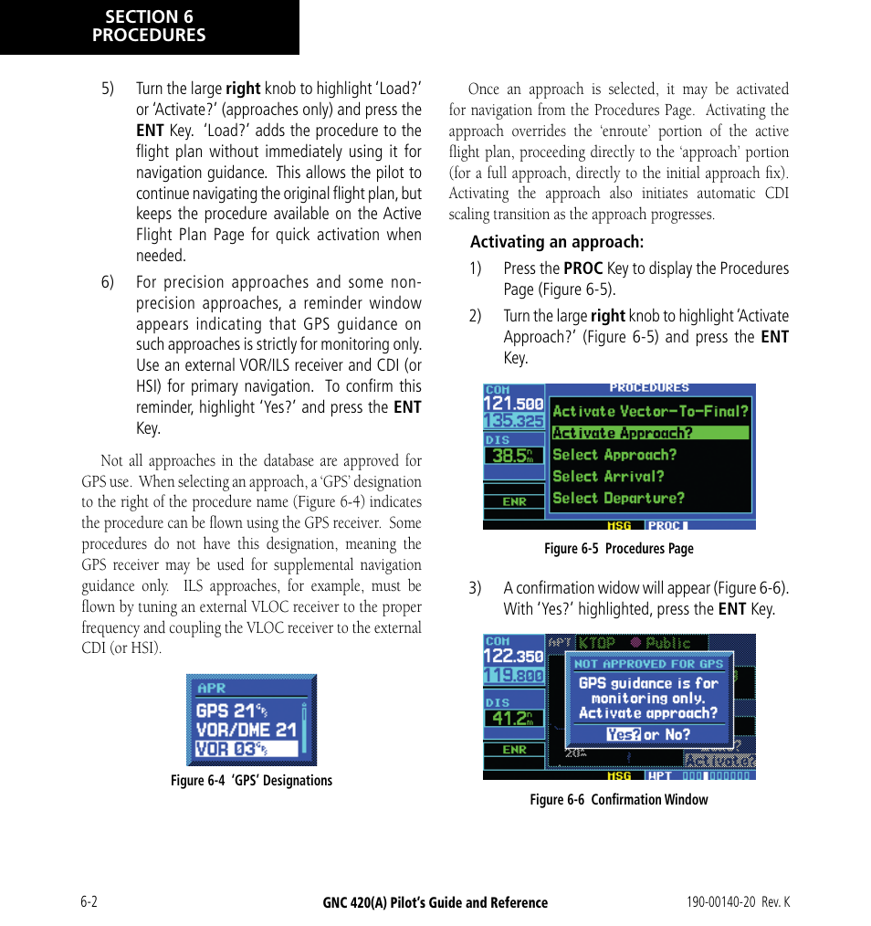 Garmin GNC 420 User Manual | Page 86 / 258