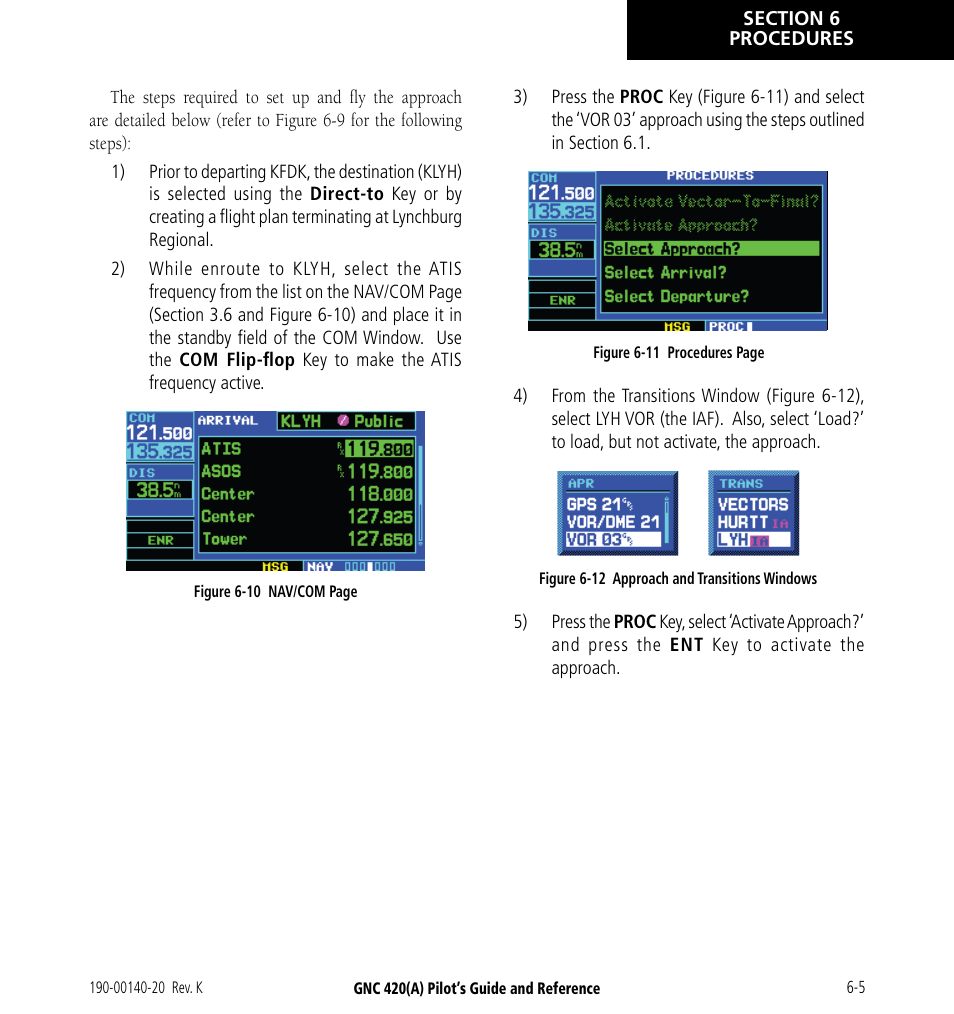 Garmin GNC 420 User Manual | Page 89 / 258