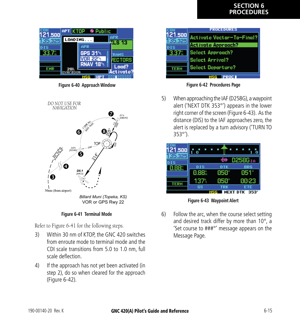 Garmin GNC 420 User Manual | Page 99 / 258