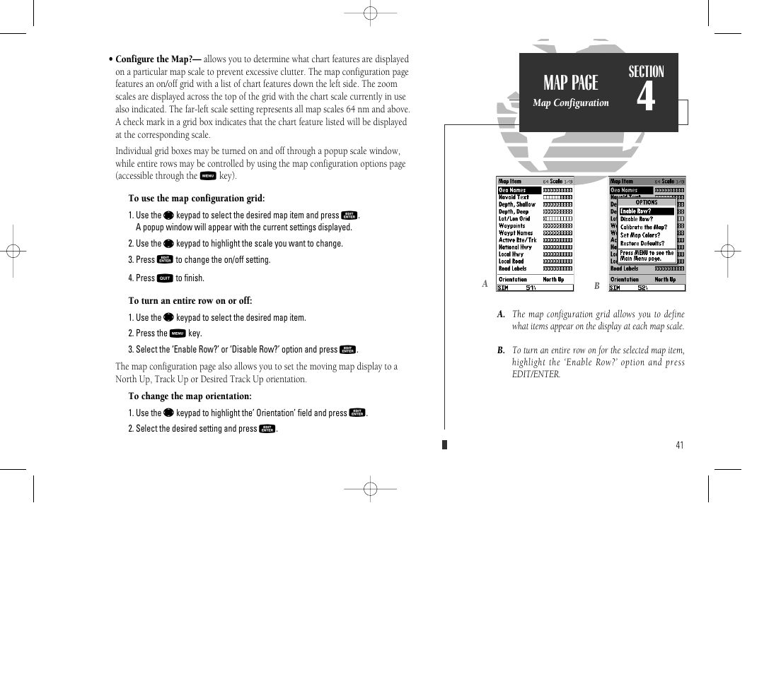 Map page | Garmin GPSMAP 135 Sounder User Manual | Page 51 / 109