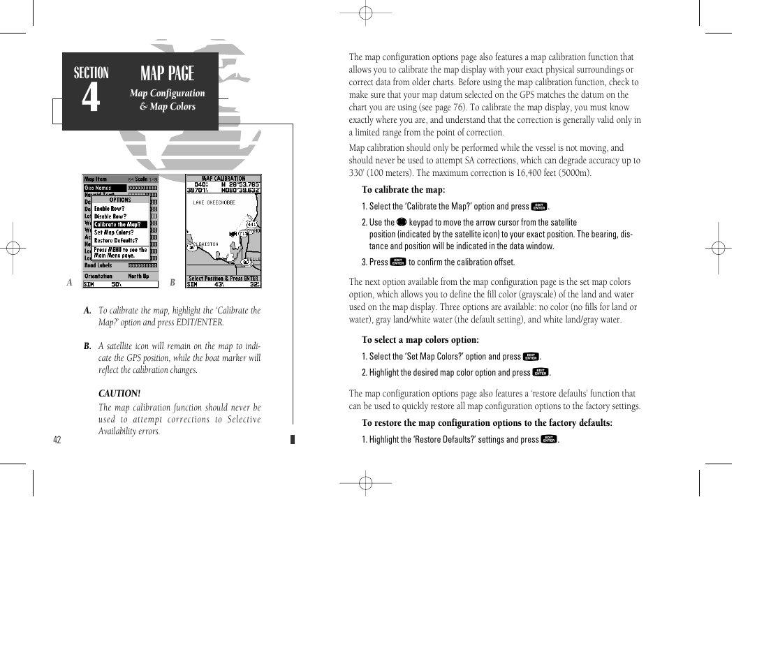 Map page | Garmin GPSMAP 135 Sounder User Manual | Page 52 / 109
