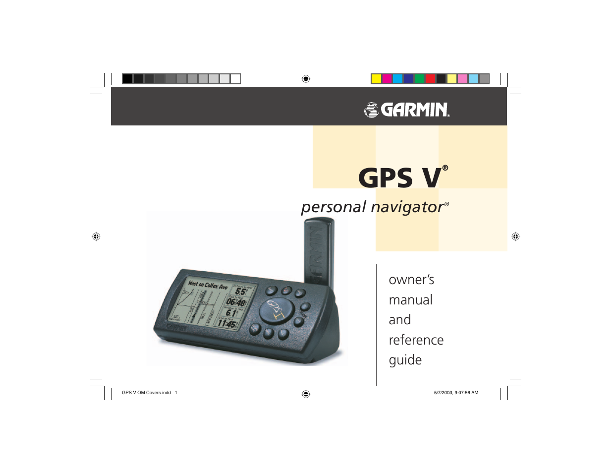 Garmin GPS V User Manual | 91 pages