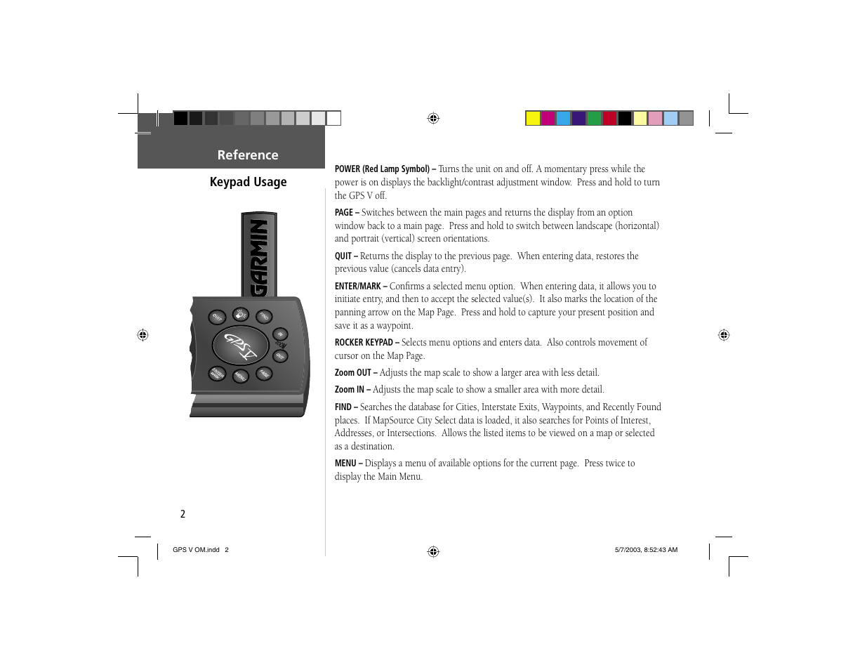 Garmin GPS V User Manual | Page 12 / 91