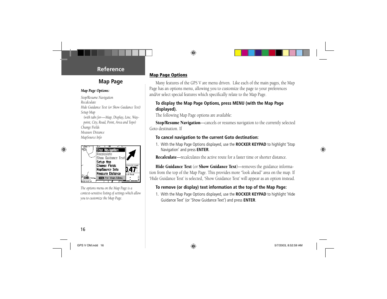 Garmin GPS V User Manual | Page 26 / 91