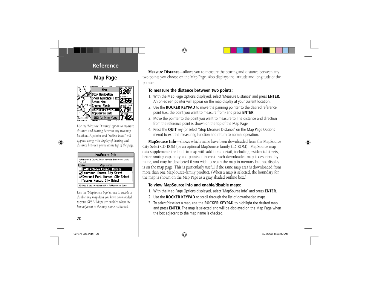 Garmin GPS V User Manual | Page 30 / 91