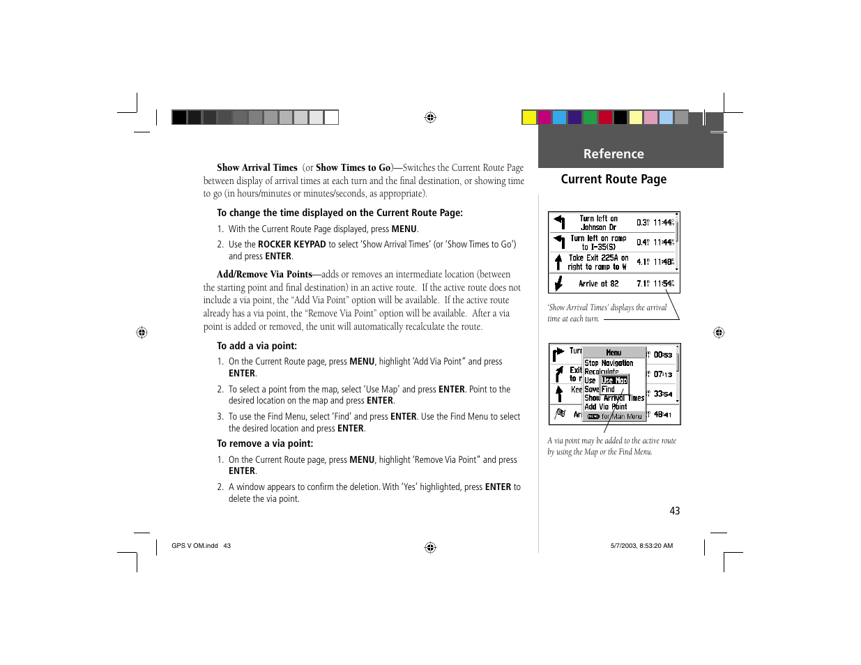 Garmin GPS V User Manual | Page 53 / 91