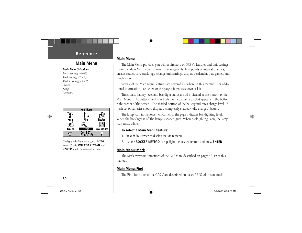 Garmin GPS V User Manual | Page 60 / 91