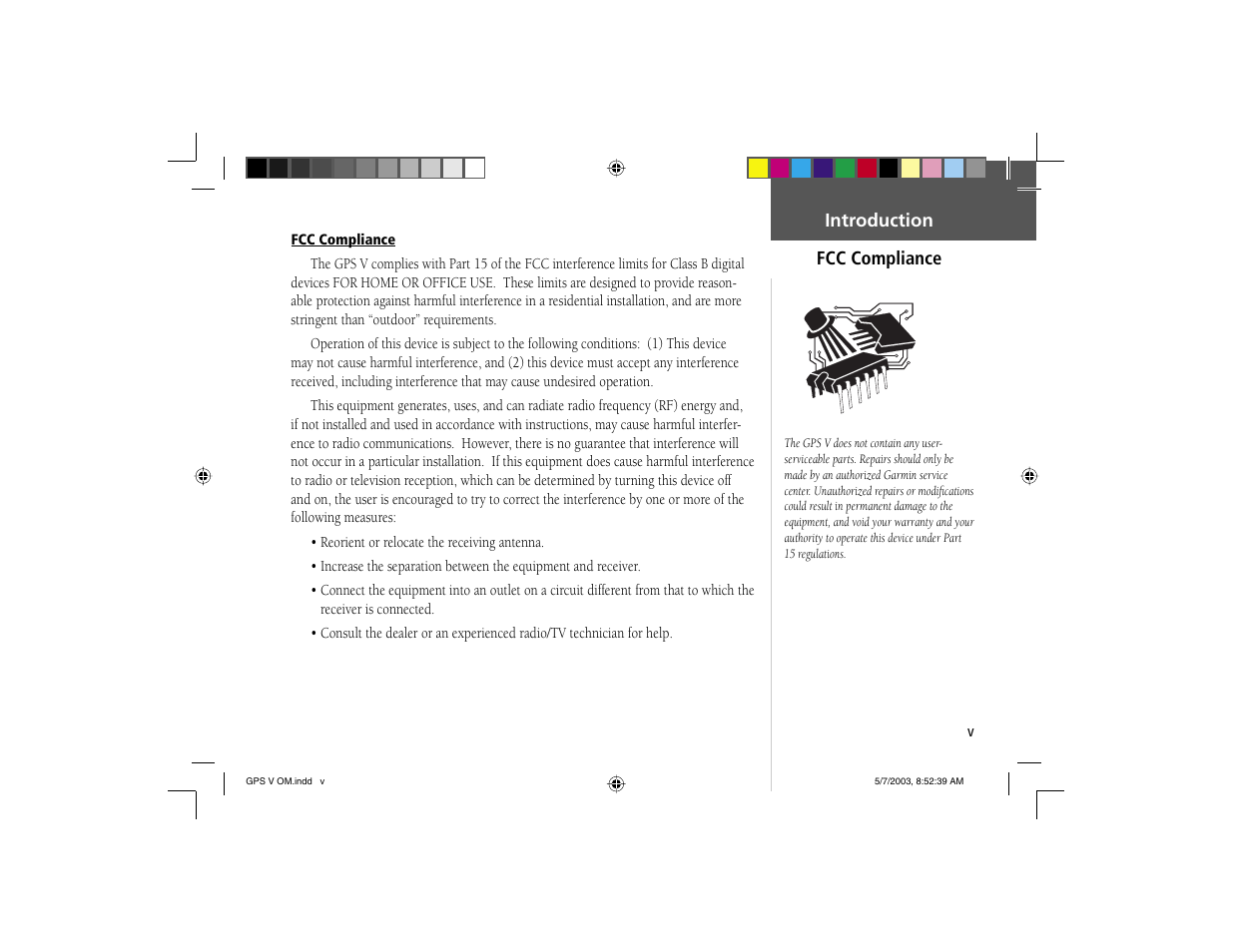 Garmin GPS V User Manual | Page 7 / 91