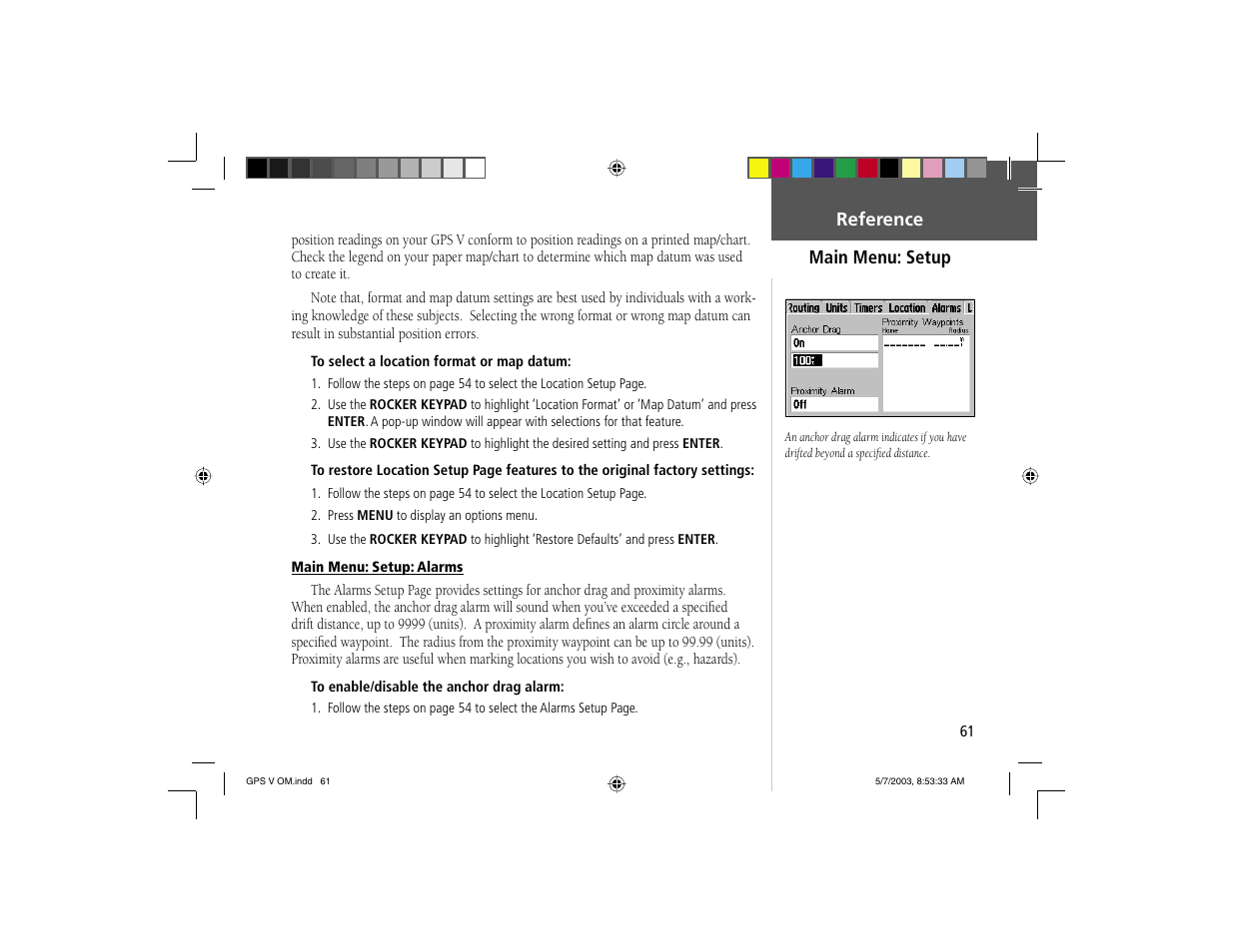 Garmin GPS V User Manual | Page 71 / 91