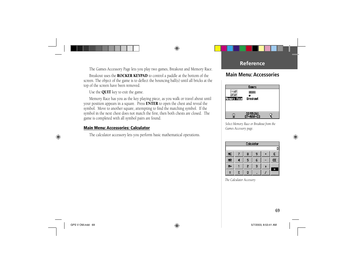 Garmin GPS V User Manual | Page 79 / 91