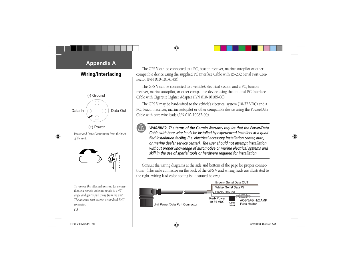 Garmin GPS V User Manual | Page 80 / 91