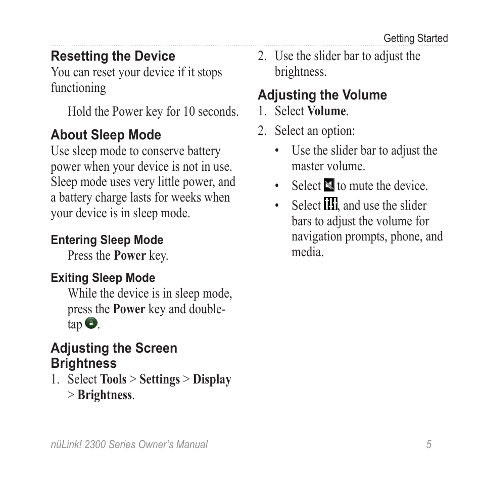 Garmin nuLink! 2390 User Manual | Page 11 / 86