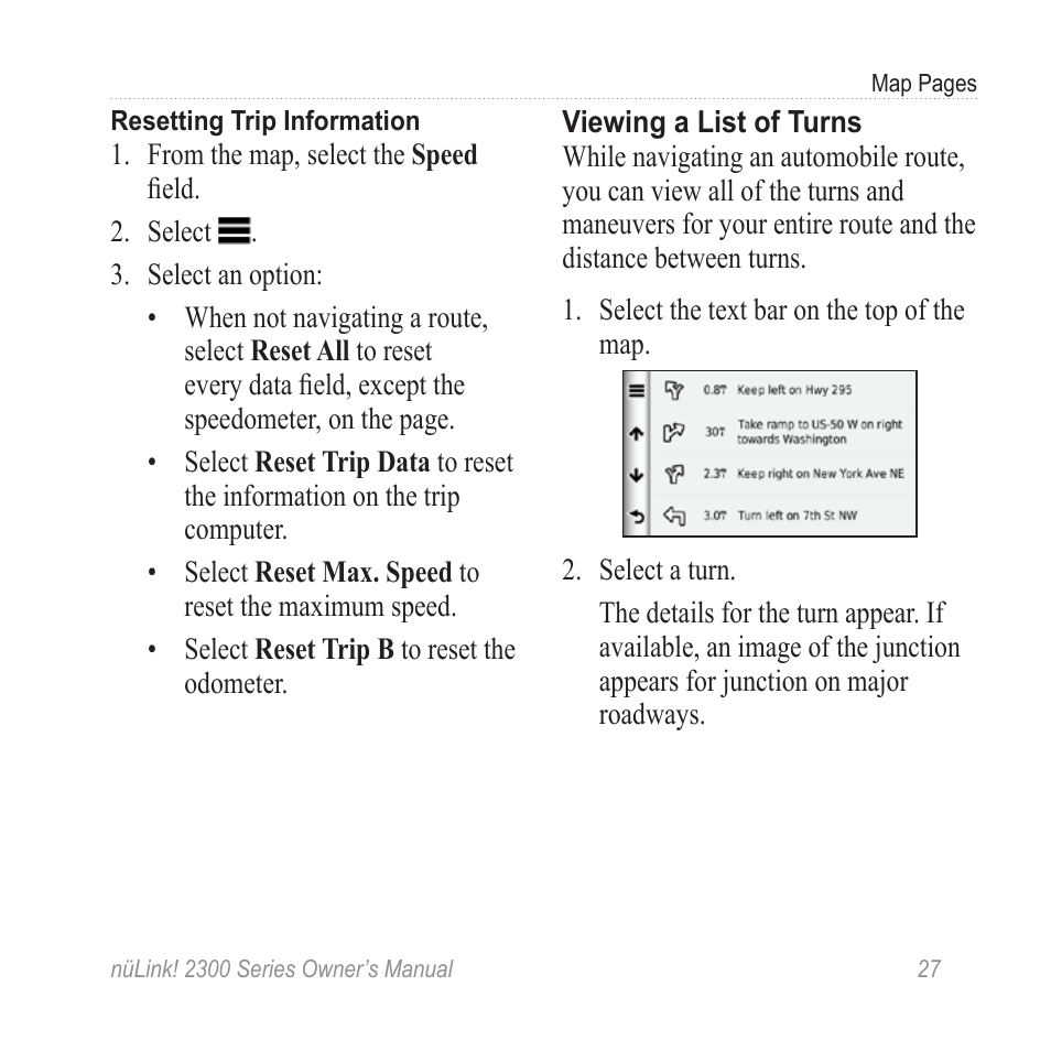 Garmin nuLink! 2390 User Manual | Page 33 / 86