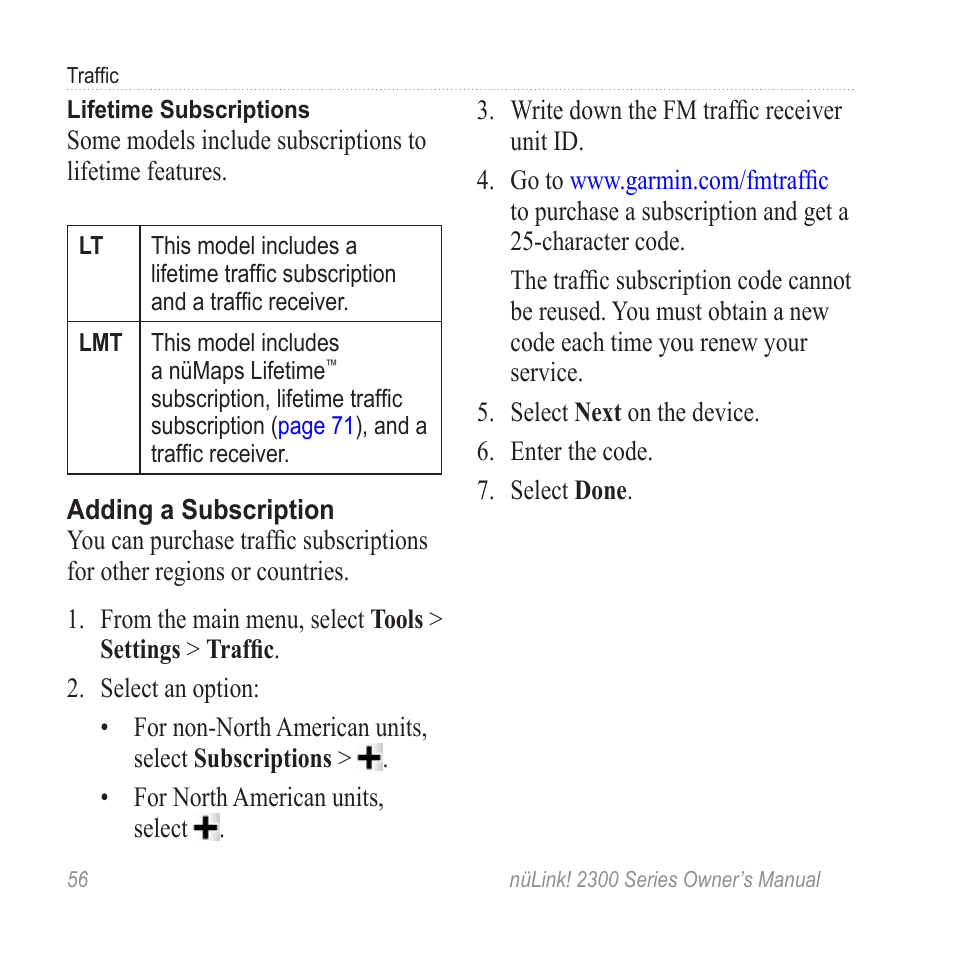 Garmin nuLink! 2390 User Manual | Page 62 / 86