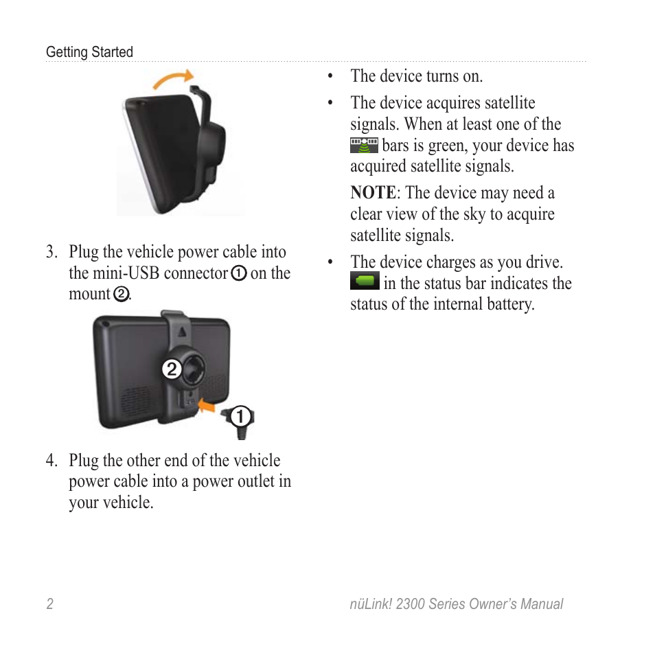 Garmin nuLink! 2390 User Manual | Page 8 / 86