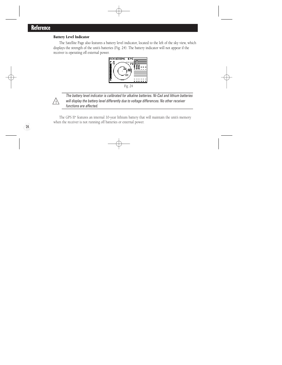 Reference | Garmin GPS II Plus User Manual | Page 30 / 108
