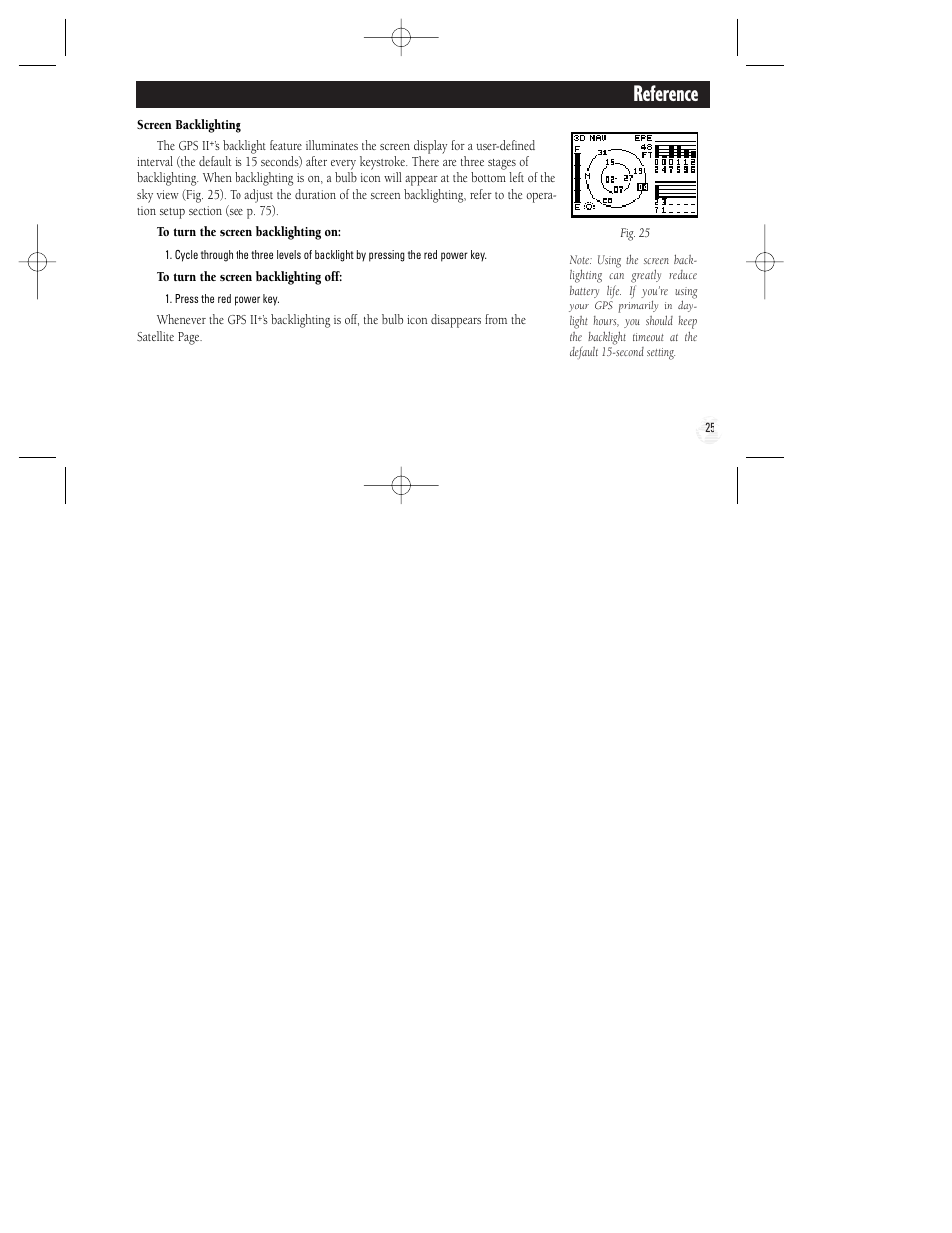 Reference | Garmin GPS II Plus User Manual | Page 31 / 108