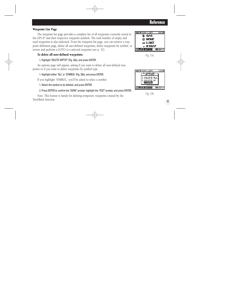 Reference | Garmin GPS II Plus User Manual | Page 39 / 108