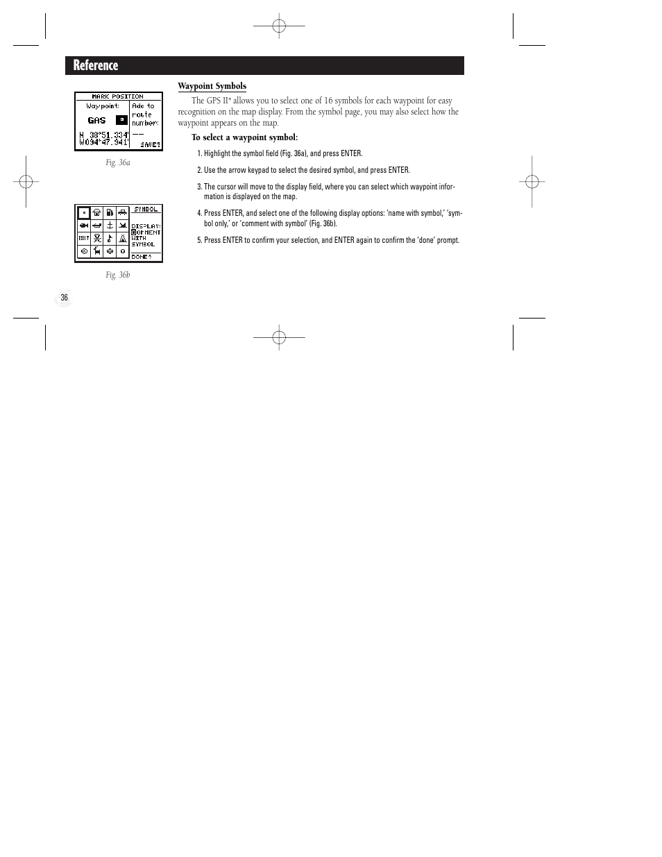 Reference | Garmin GPS II Plus User Manual | Page 42 / 108