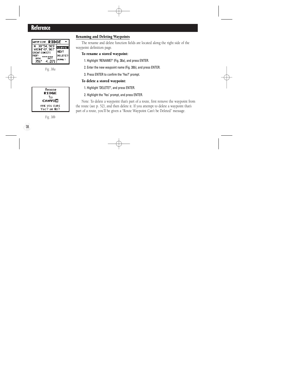 Reference | Garmin GPS II Plus User Manual | Page 44 / 108