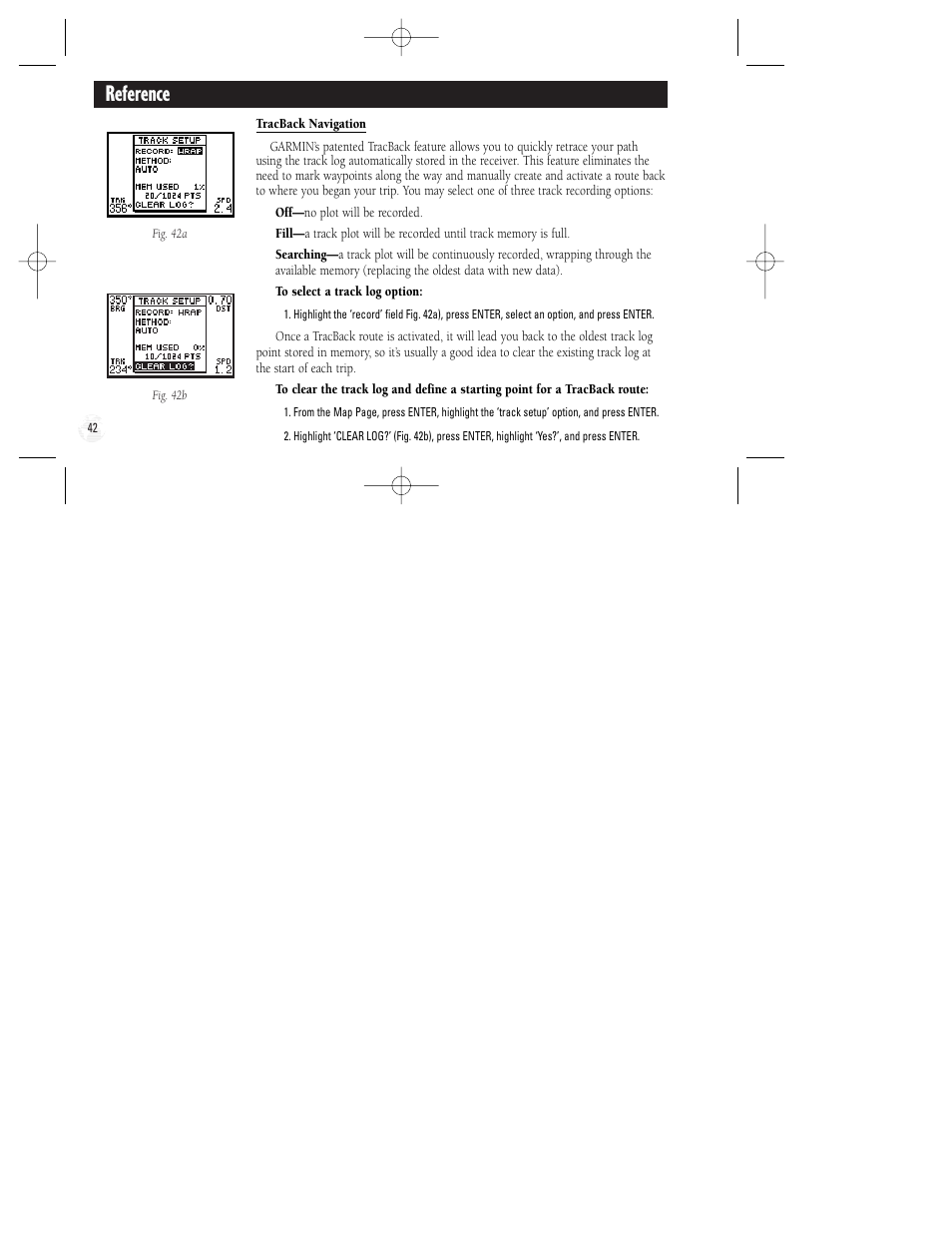 Reference | Garmin GPS II Plus User Manual | Page 48 / 108