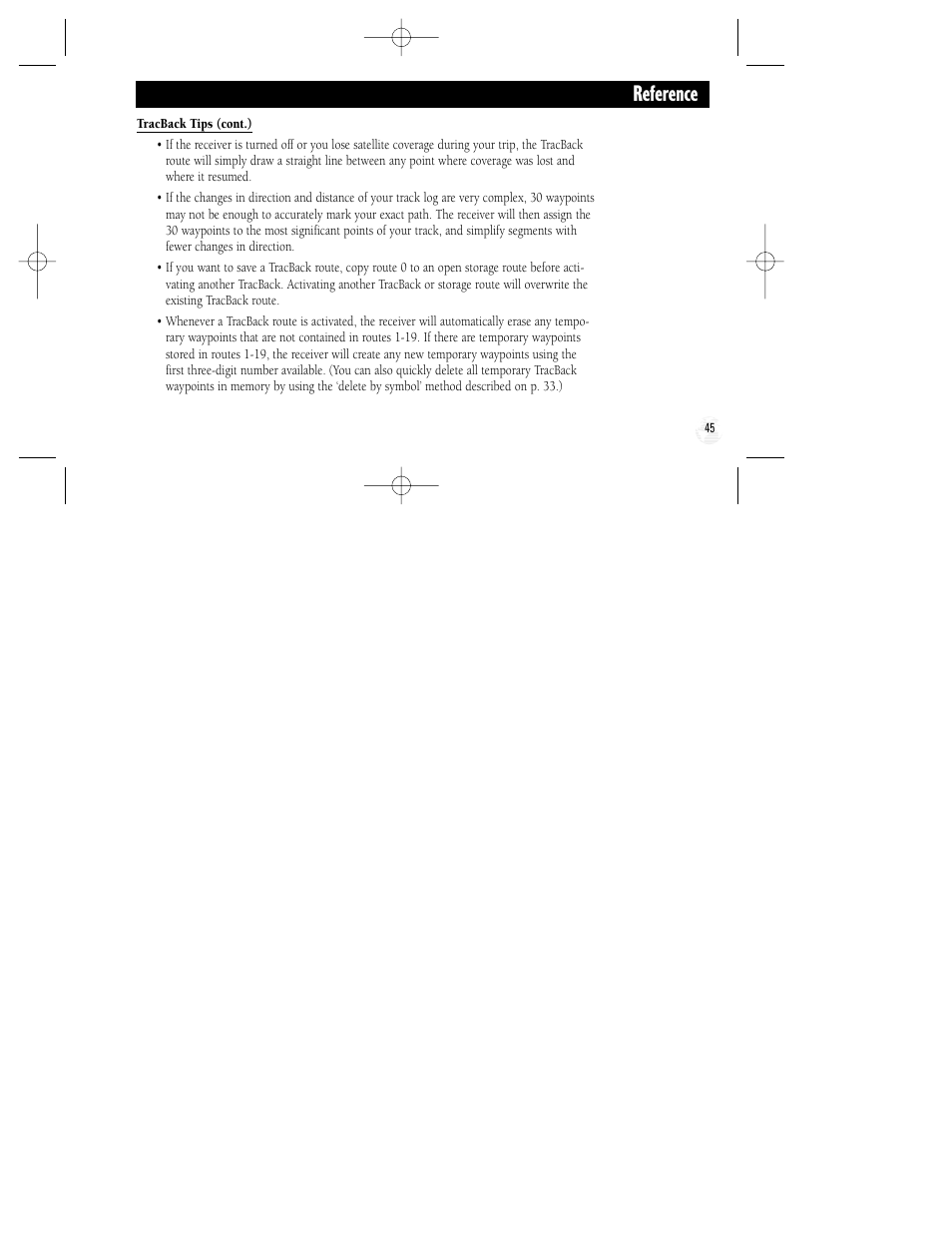 Reference | Garmin GPS II Plus User Manual | Page 51 / 108