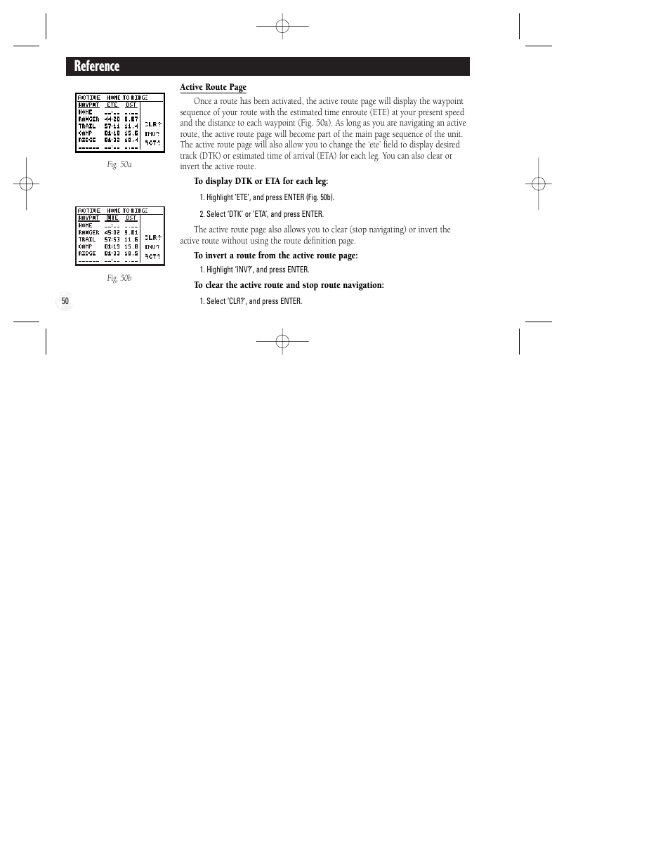 Reference | Garmin GPS II Plus User Manual | Page 56 / 108