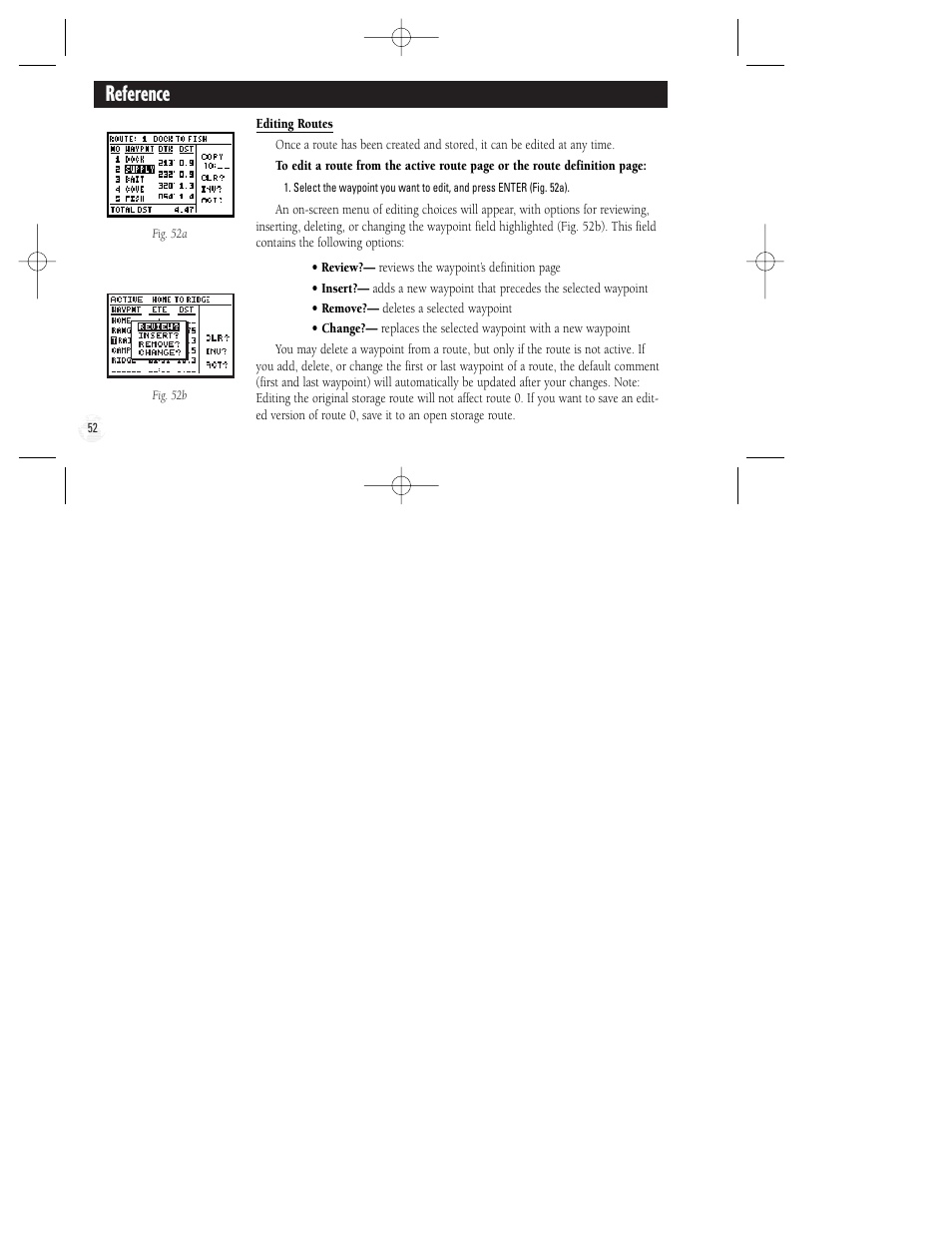 Reference | Garmin GPS II Plus User Manual | Page 58 / 108