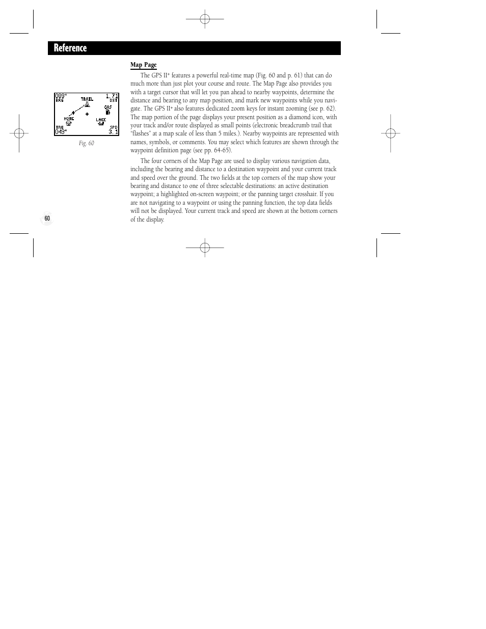 Reference | Garmin GPS II Plus User Manual | Page 66 / 108