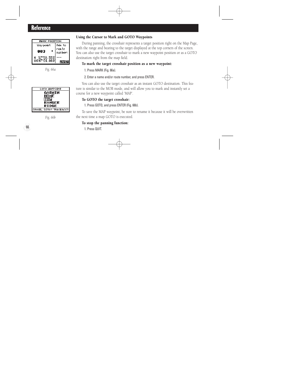 Reference | Garmin GPS II Plus User Manual | Page 72 / 108