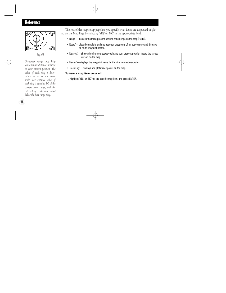 Reference | Garmin GPS II Plus User Manual | Page 74 / 108