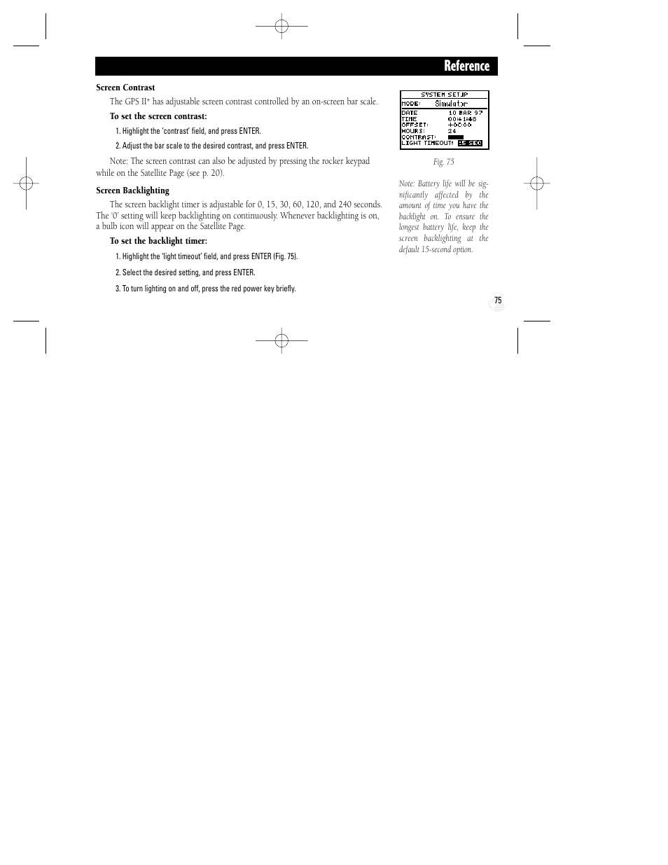 Reference | Garmin GPS II Plus User Manual | Page 81 / 108