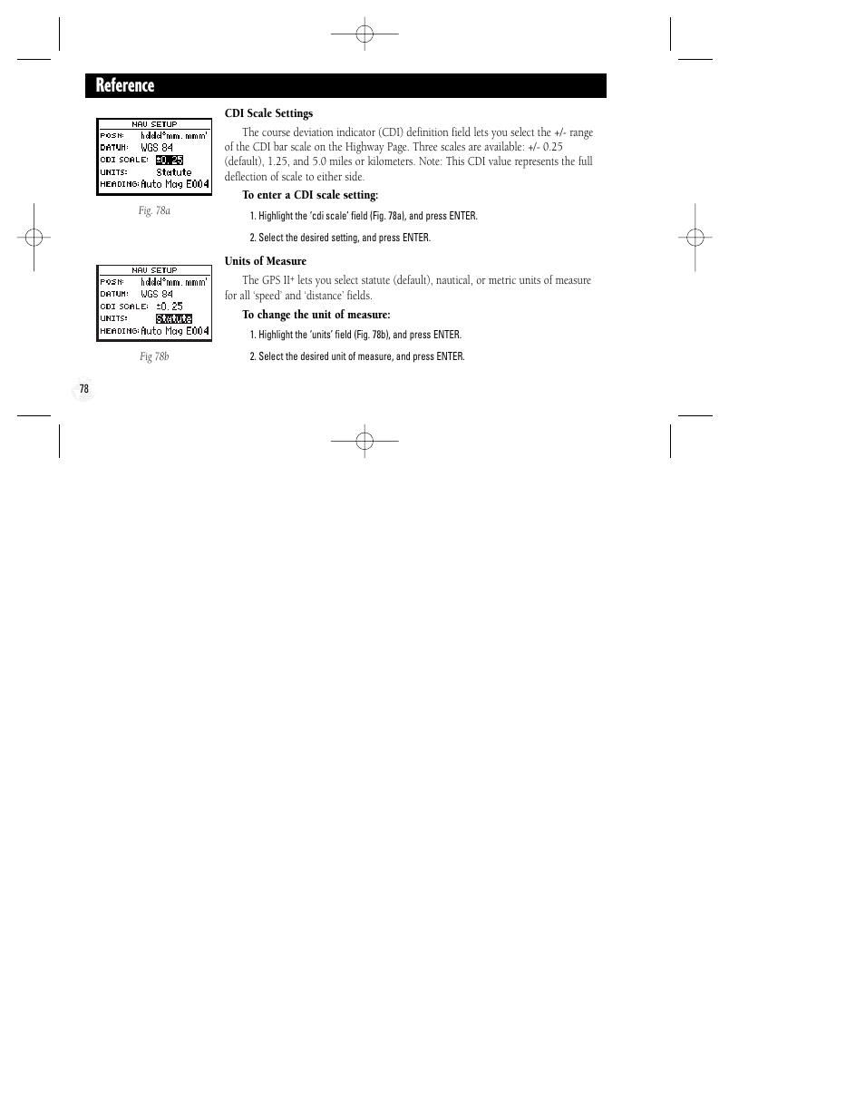 Reference | Garmin GPS II Plus User Manual | Page 84 / 108