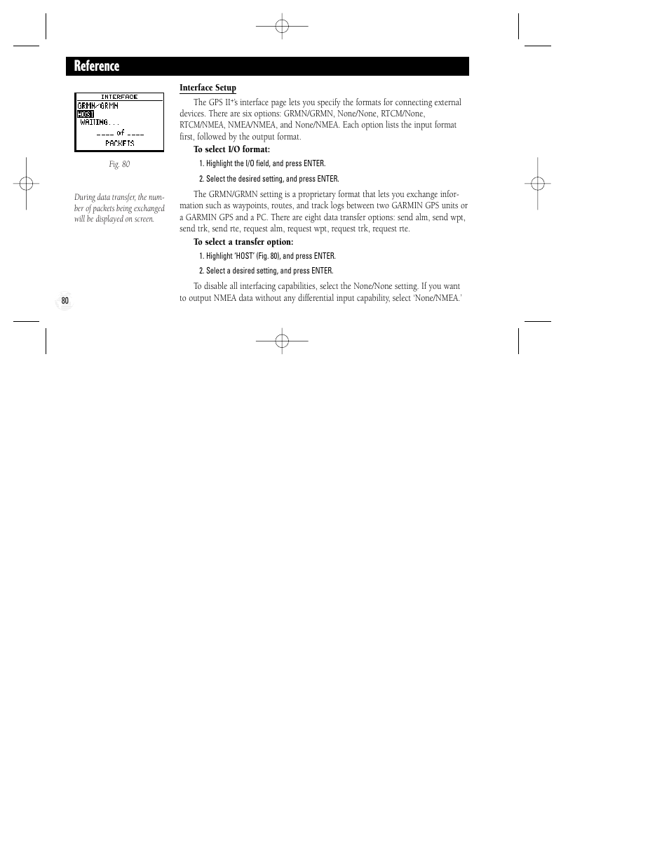 Reference | Garmin GPS II Plus User Manual | Page 86 / 108