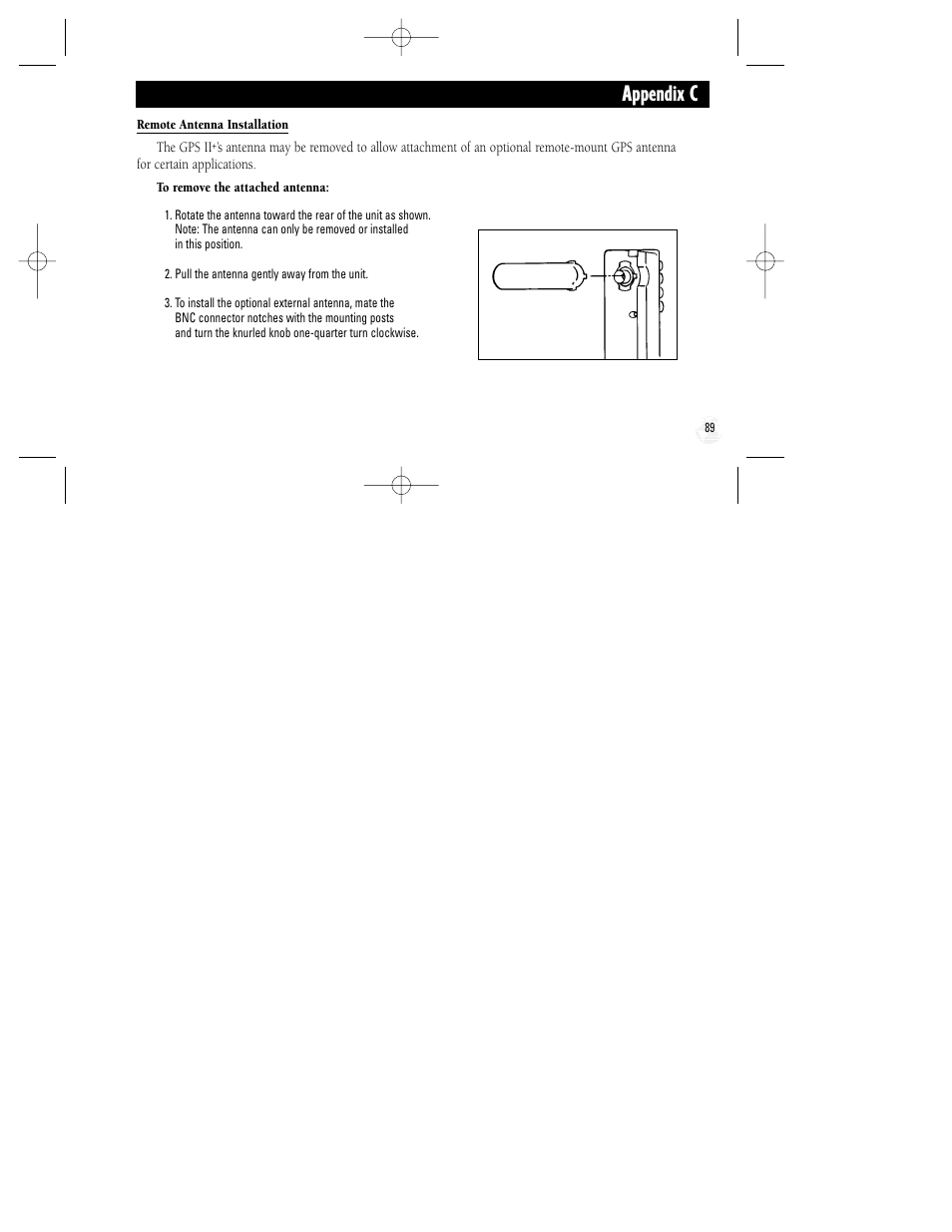 Appendix c | Garmin GPS II Plus User Manual | Page 95 / 108