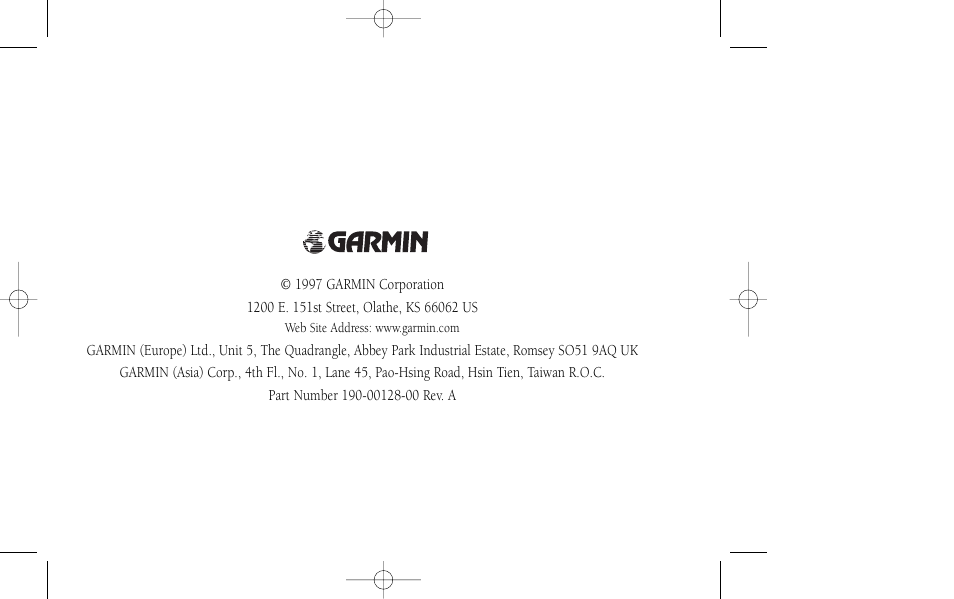 Garmin GPS III User Manual | Page 100 / 100