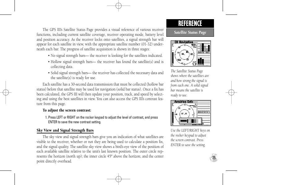 Reference | Garmin GPS III User Manual | Page 33 / 100