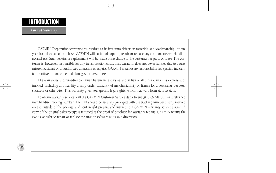 Introduction | Garmin GPS III User Manual | Page 6 / 100