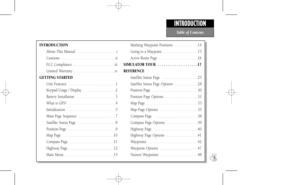 Introduction | Garmin GPS III User Manual | Page 7 / 100