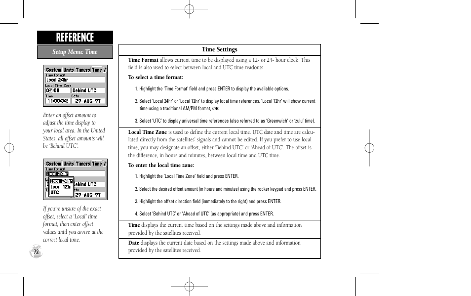 Reference | Garmin GPS III User Manual | Page 80 / 100