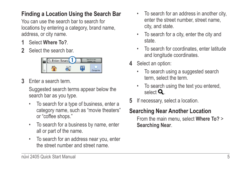 Garmin nuvi 2595LT User Manual | Page 5 / 8