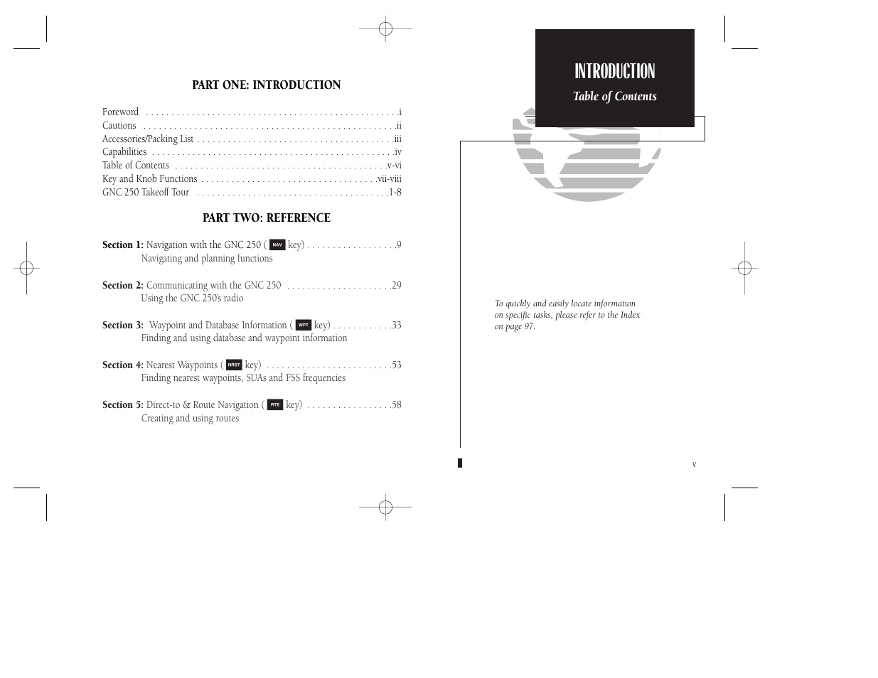 Introduction | Garmin GNC 250 User Manual | Page 7 / 112