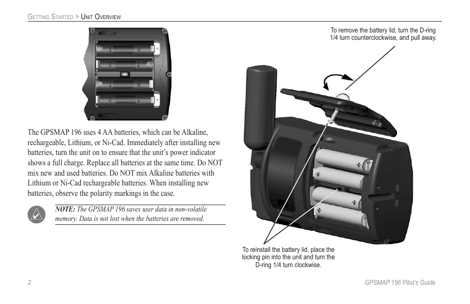 Garmin GPSMAP 196 User Manual | Page 10 / 132